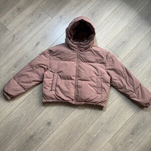 Women's Mauve Puffer Jacket